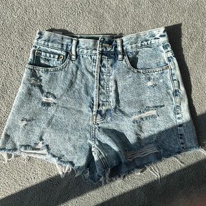 Girls PacSun denim shorts, size 26w